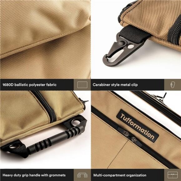 Small Tool Pouch, 3 PCS Tool Bag Organizer with Zipper. Small Tool Bag - Picture 4 of 7